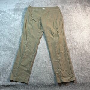 Chico's So Slimming Pants‎ Women's 1 Short Beige Career Khaki Trousers Ankle